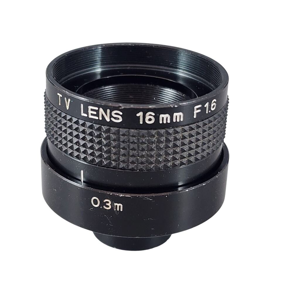TV Lens CCTV 16mm F1.6 1:1.6 Unbranded